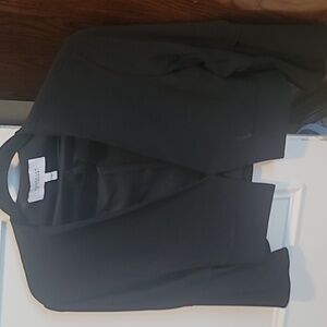 Black Derek Lam waisted blazer with fluted sleeves